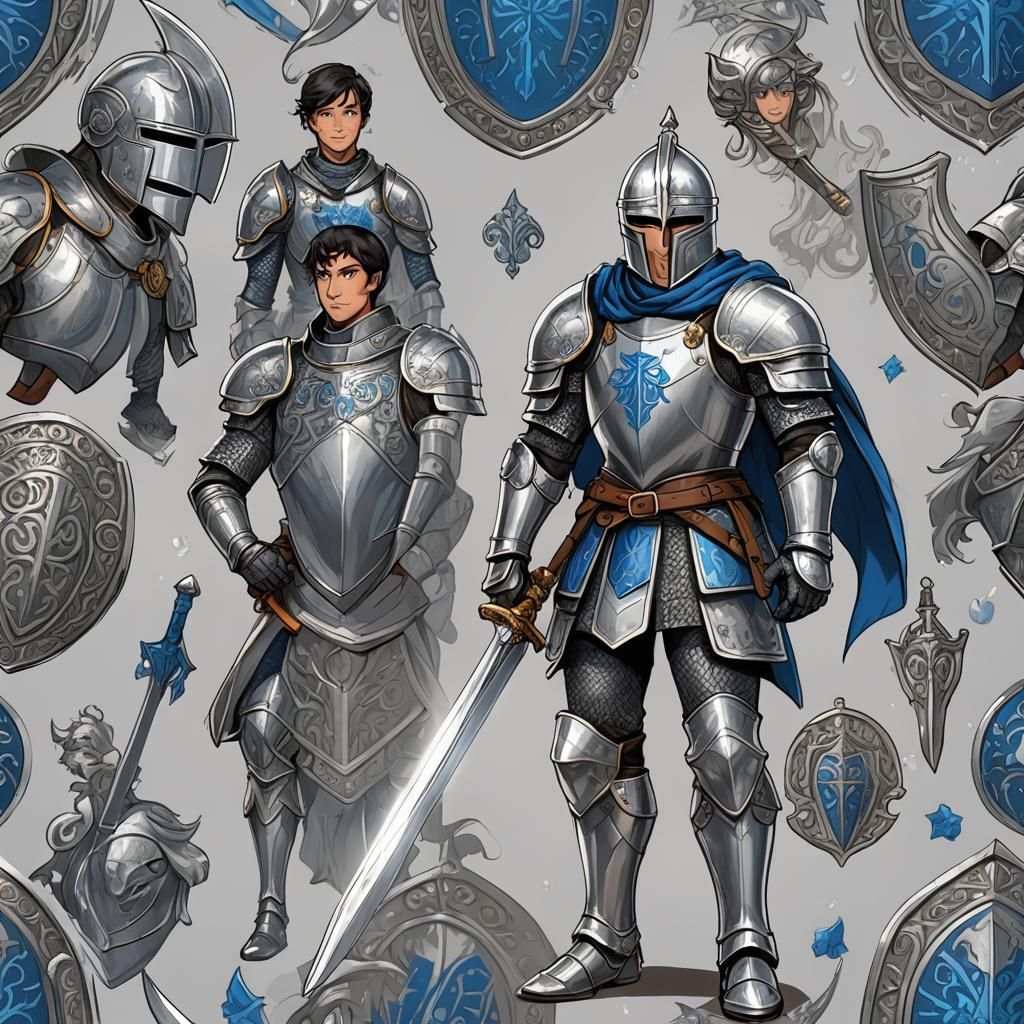 Aiden the Brave Knight in Shining Armor