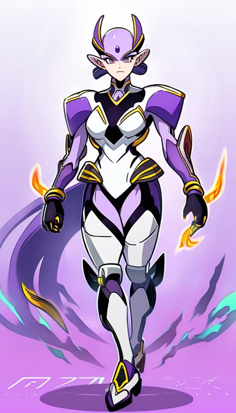 Frieza Race Inspired Character in Stylish Design