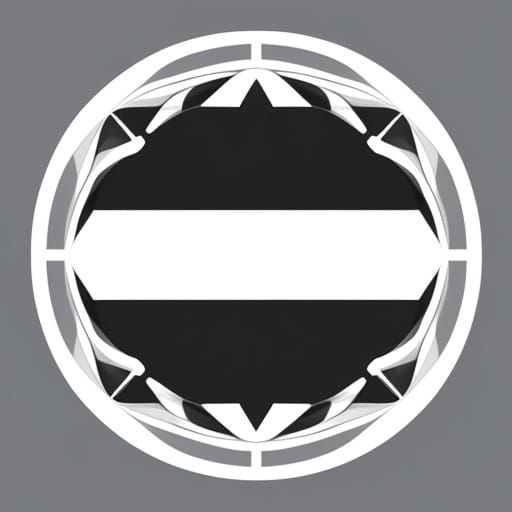 Geometric Icon in Modern Style