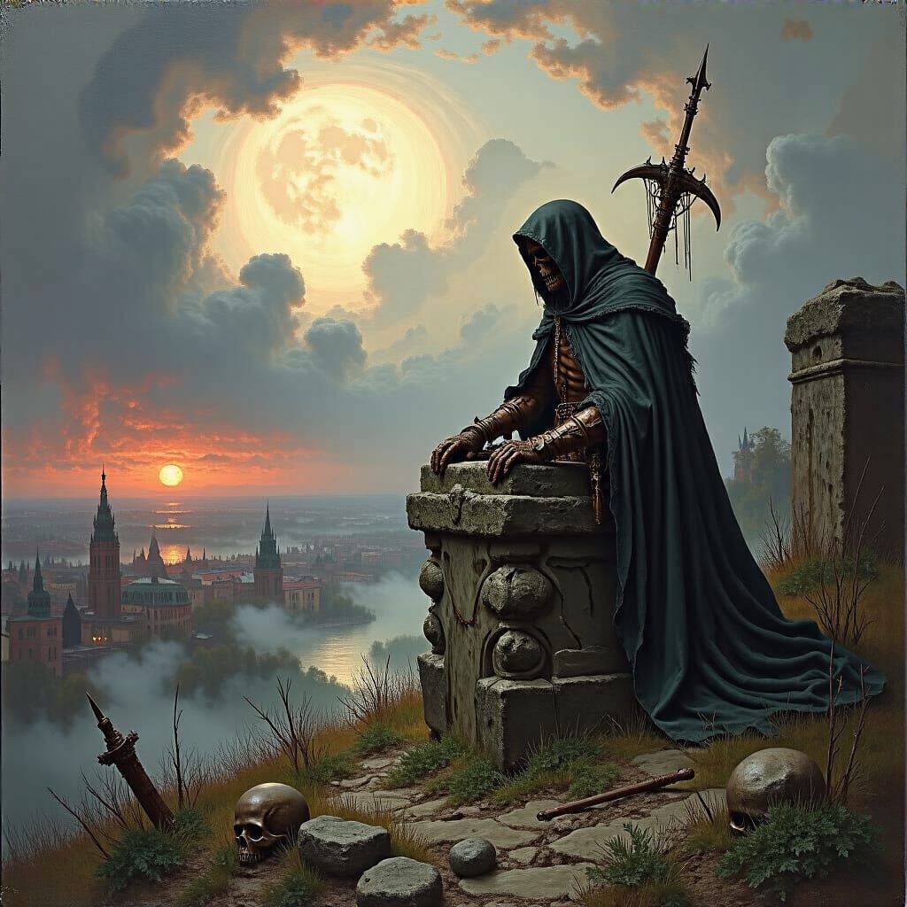 Grimdark Scene in the Style of Jan Matejko