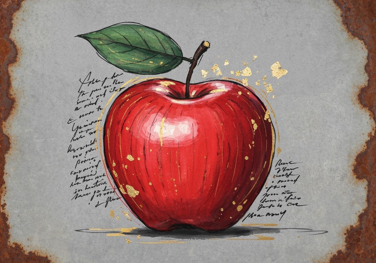 An apple is the round, edible fruit of an apple tree (Malus spp.). Fruit trees of the orchard or domestic apple (Malus d...