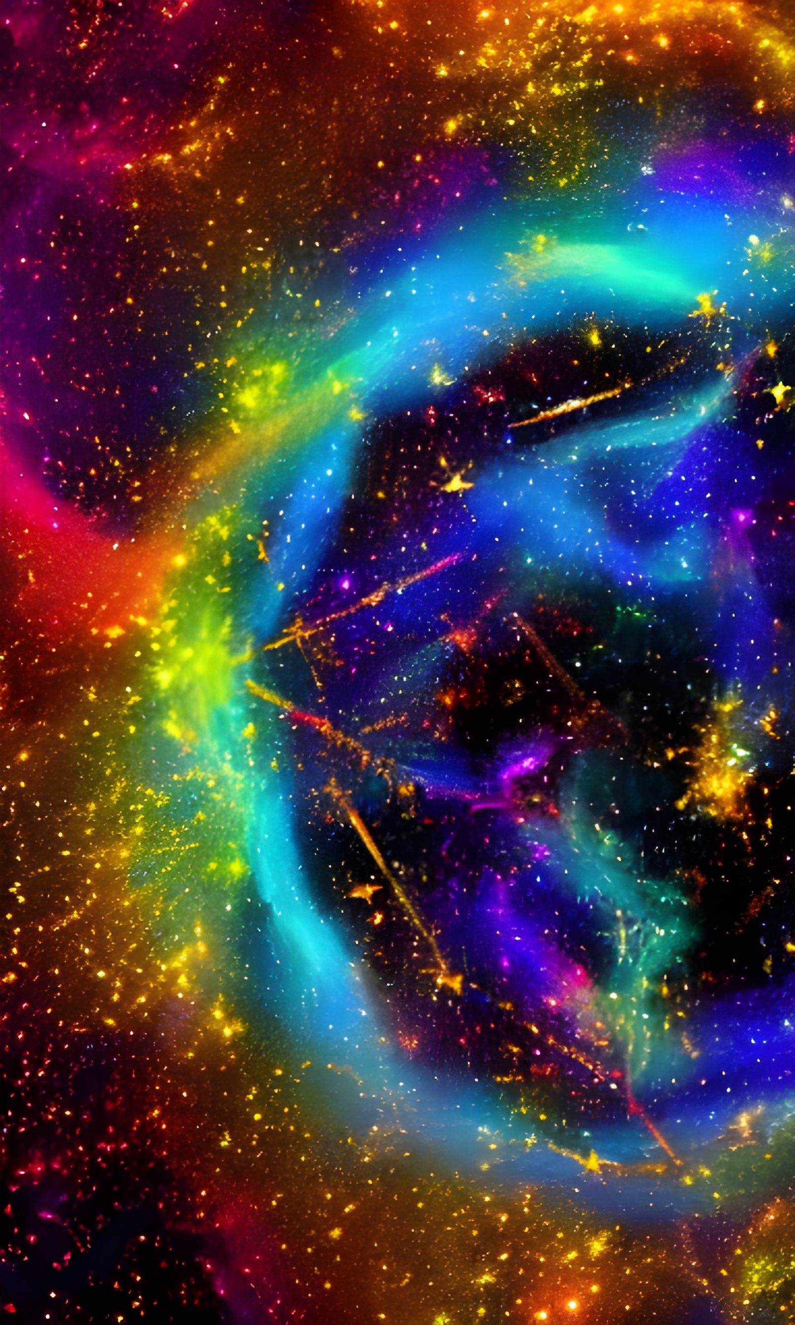 Dopamine: Holographic Astral Cosmic Illustration