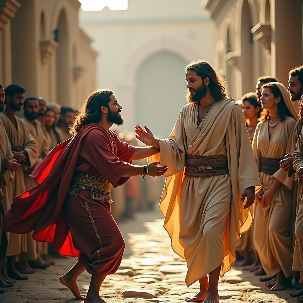 Wealthy Man Asks Jesus About Eternal Life