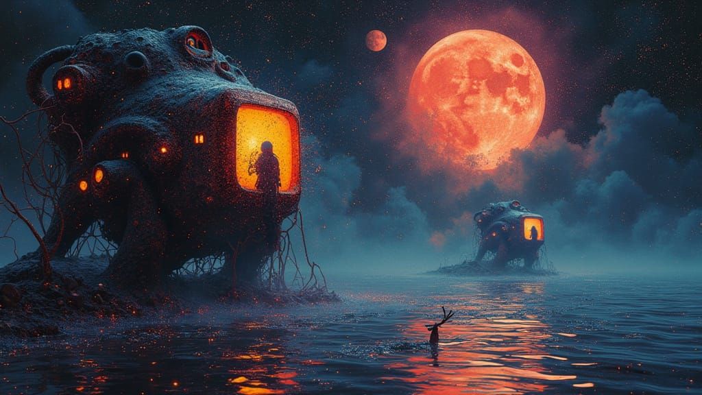 the psychic television wacky overlapped rotoscope unterwelt situationist photomontage jerkbait lunatics from neighborwor...