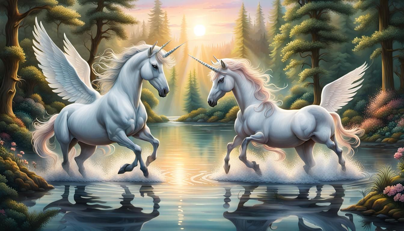 Whimsical Water Ballet
