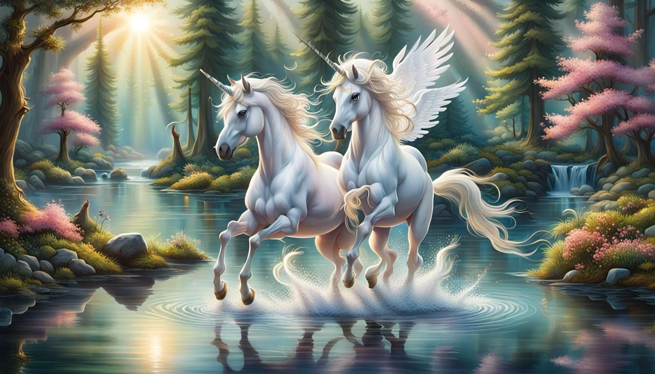 Whimsical Water Ballet