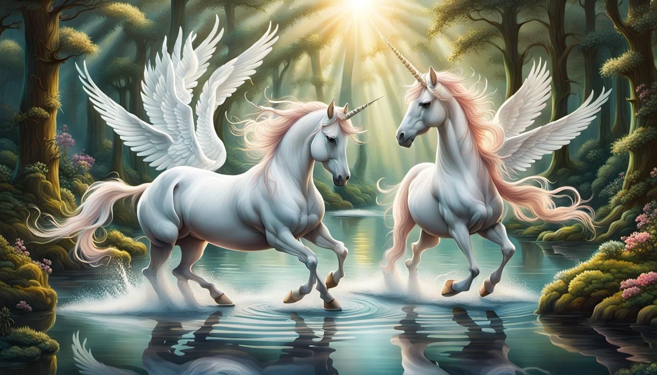 Whimsical Water Ballet