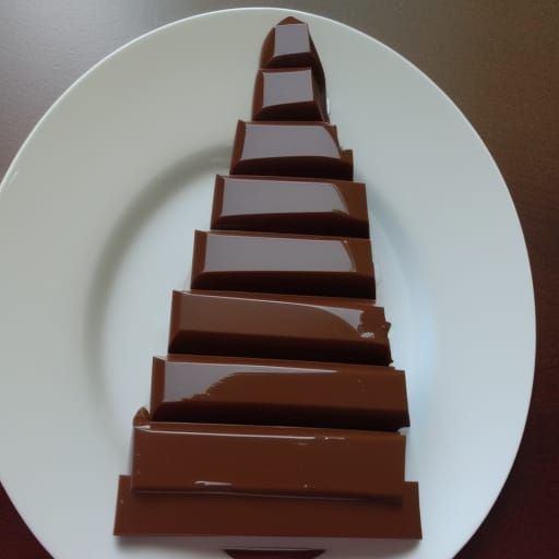 Chocolate Pudding Skyscraper: An AI Dream