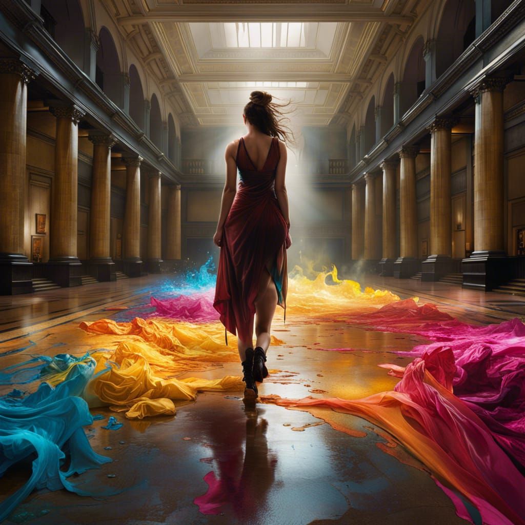 Museum Archivist Emerges in Fantasy Splash Art