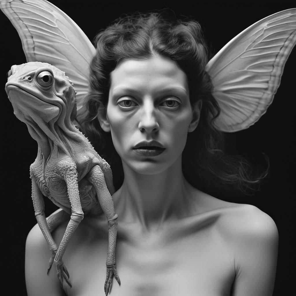 Exotic People in Surreal Scenes: Hyperrealistic Portraits