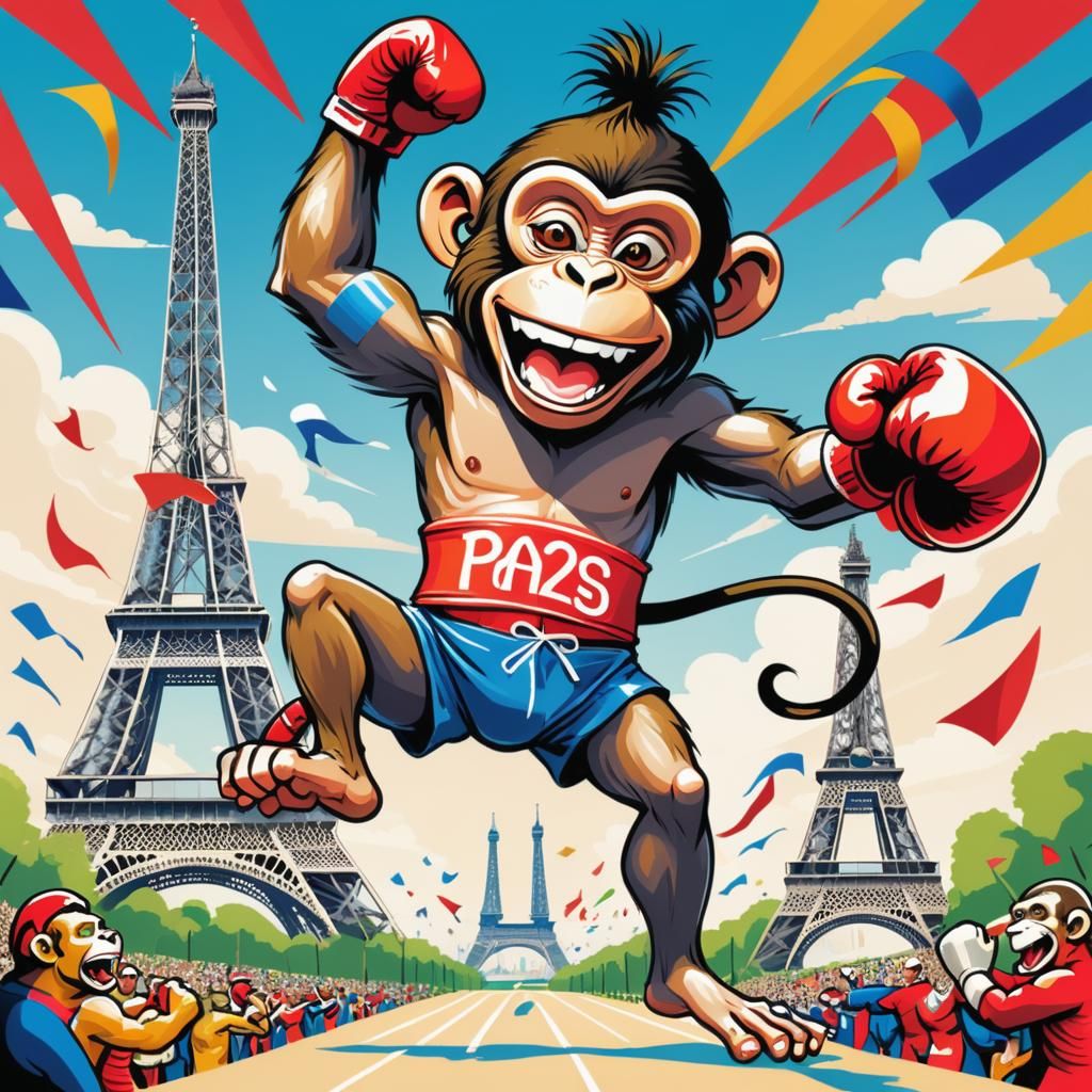 Monkey Boxing Olympics 2