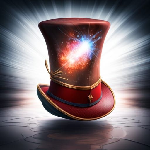 Glass Top Hat: Big Bang Digital Illustration