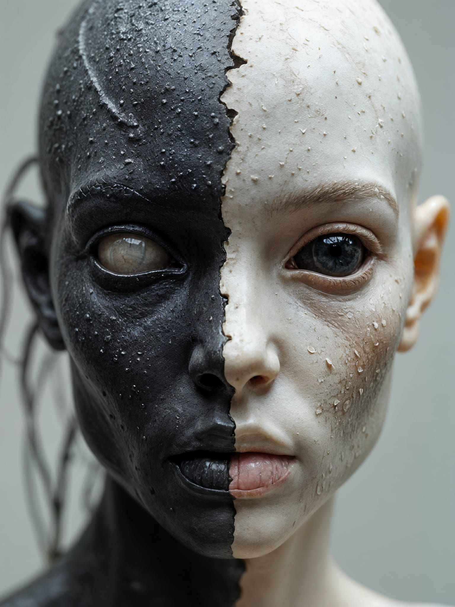 Surreal Portrait of Echo-Marrow Vessel