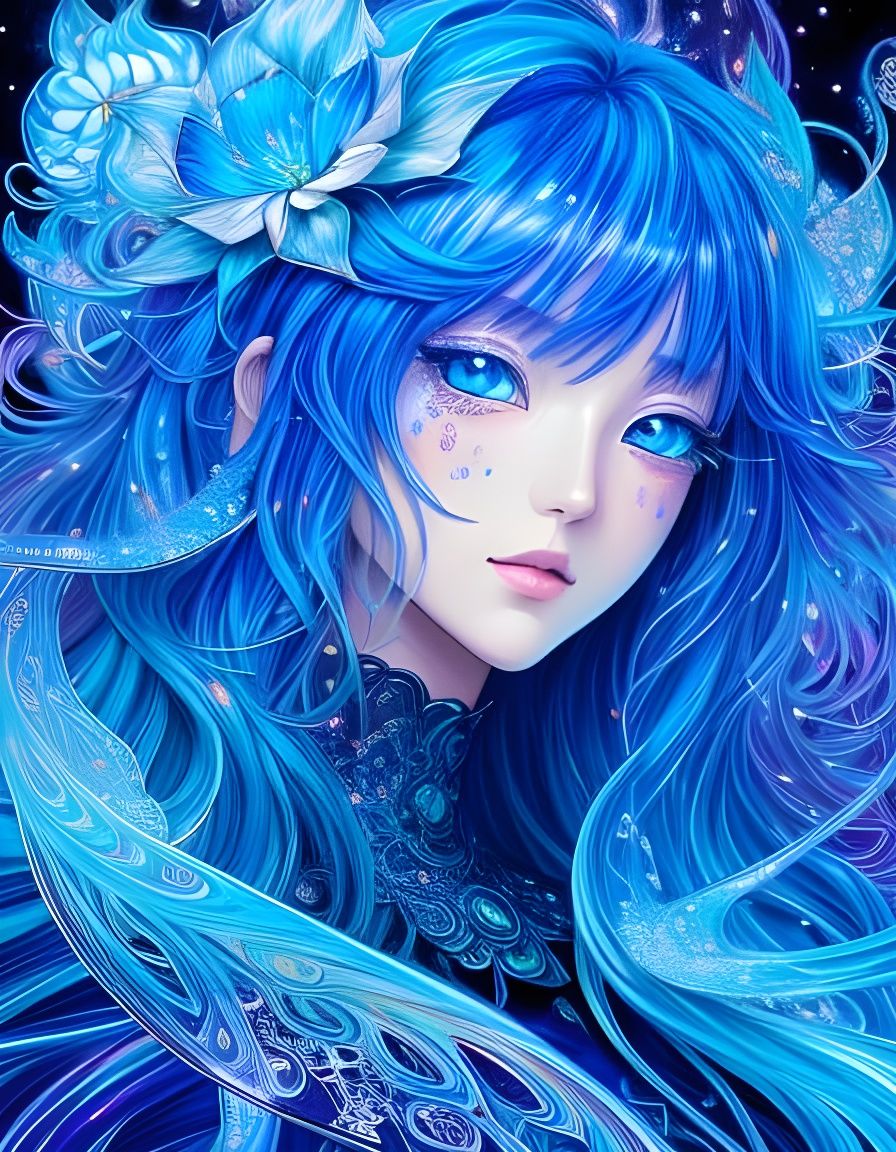 Ghostly Figure in Vibrant Fantasy World