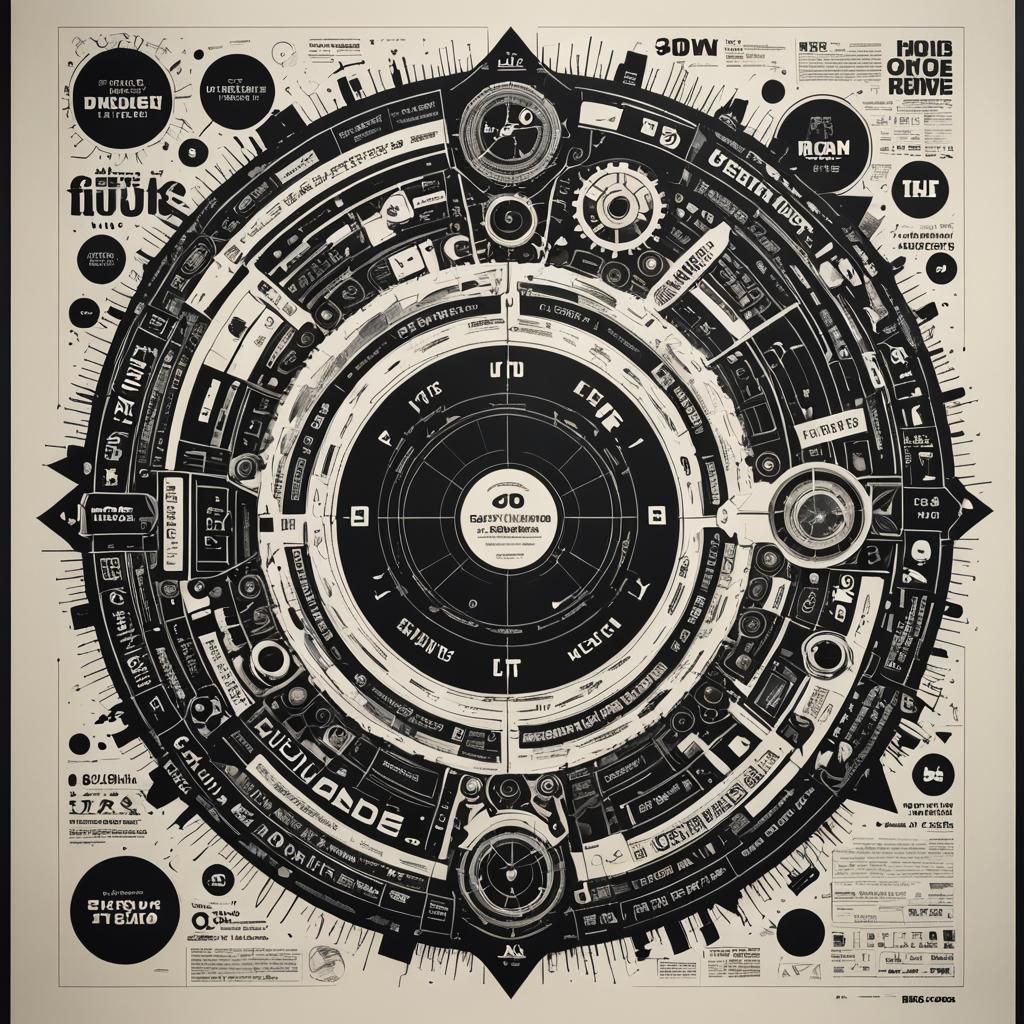 Detailed Anti-Design Graphic Art Poster