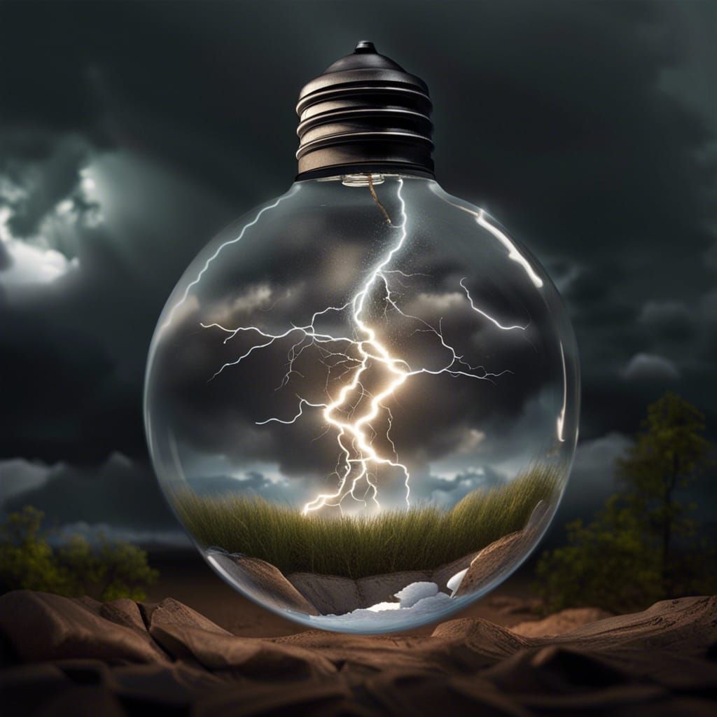 Lightning in a light bulb