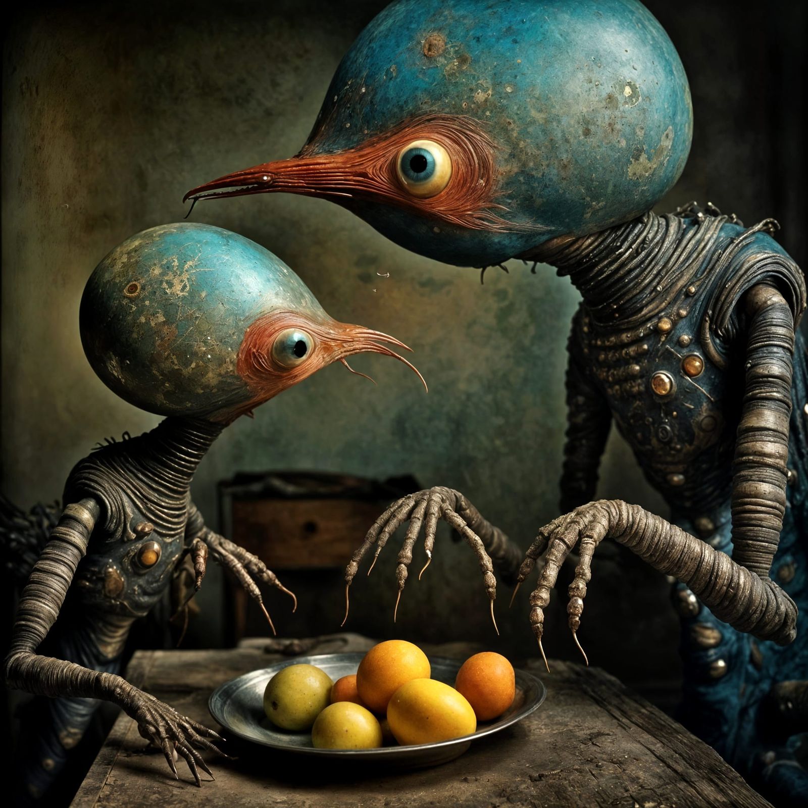 Surreal Alien Biodiversity in Hyperrealistic Photo