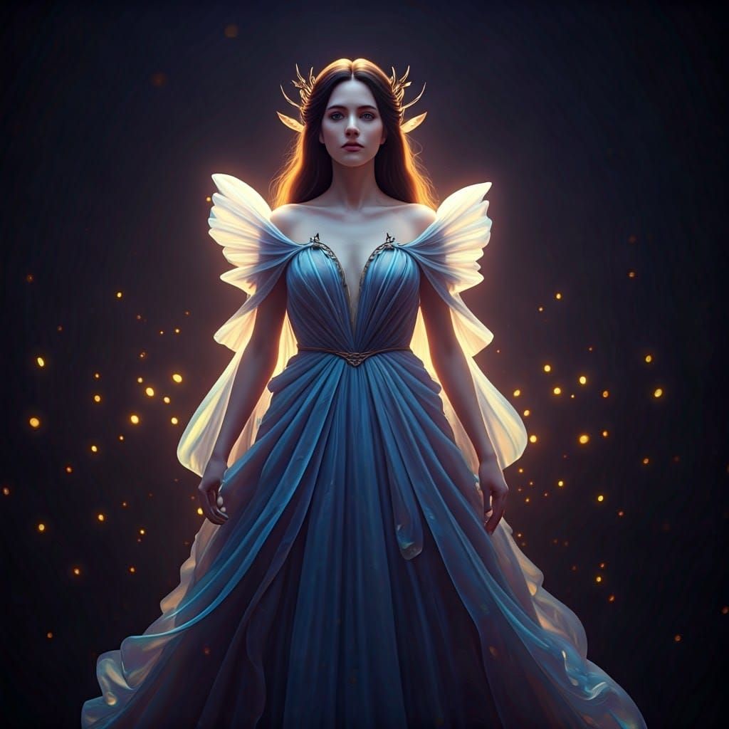 Ethereal Beauty in a Dreamlike Fantasy Realm