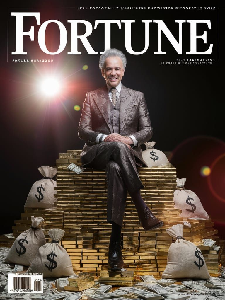 Man on Gold Bricks: Fortune Magazine Cover