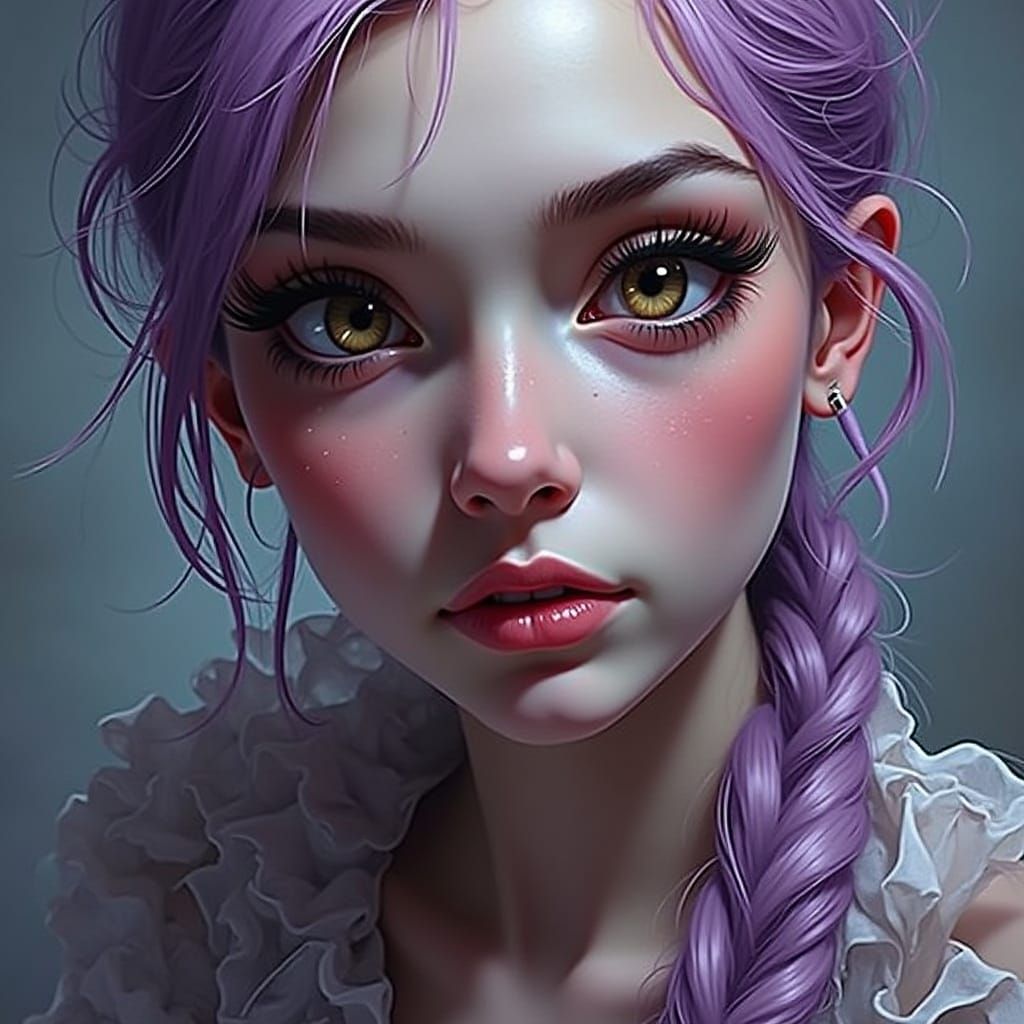 Portrait Blending Giger, Bosch, and Cezanne Styles