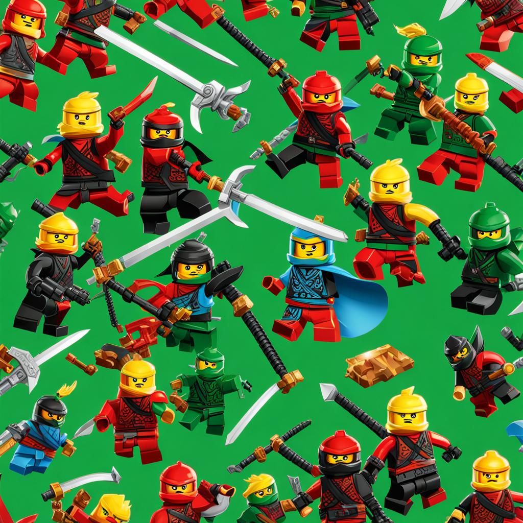 Lego Ninjago: Lloyd and Kai Sword Fight