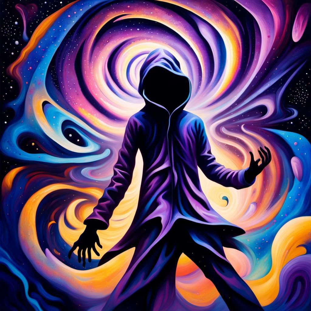 Cosmic Graffiti Art in Expressive Street Style