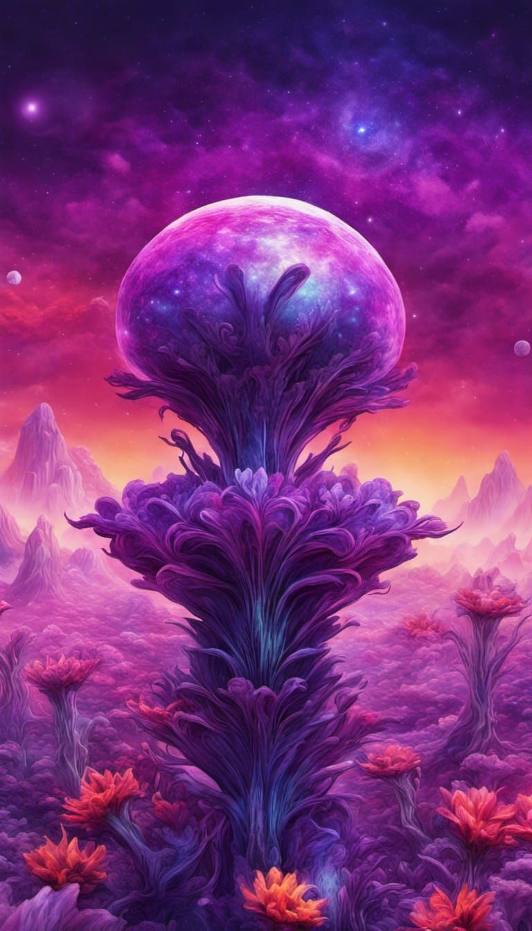 Zendil Flower Blooming With The Bandorf Fruit