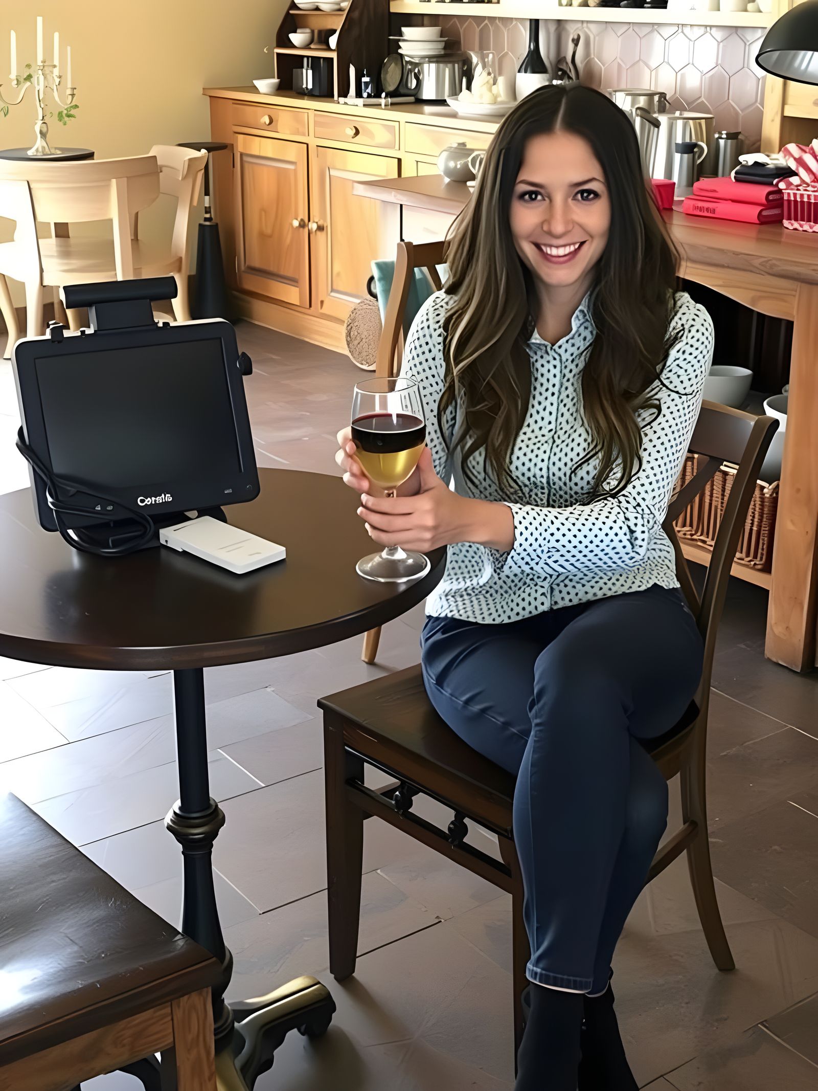 Retro Expressionist Cityscape in Renaissance Style