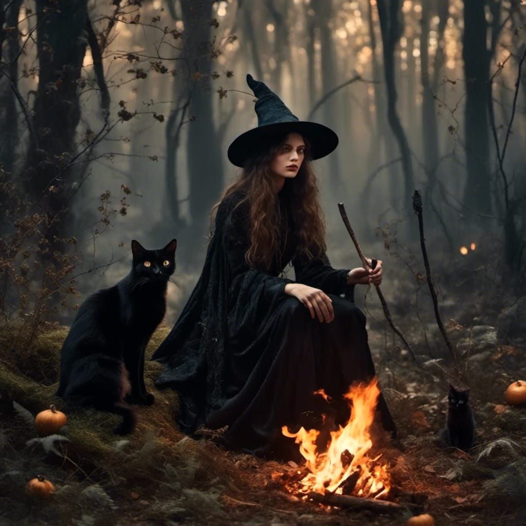A folk witch