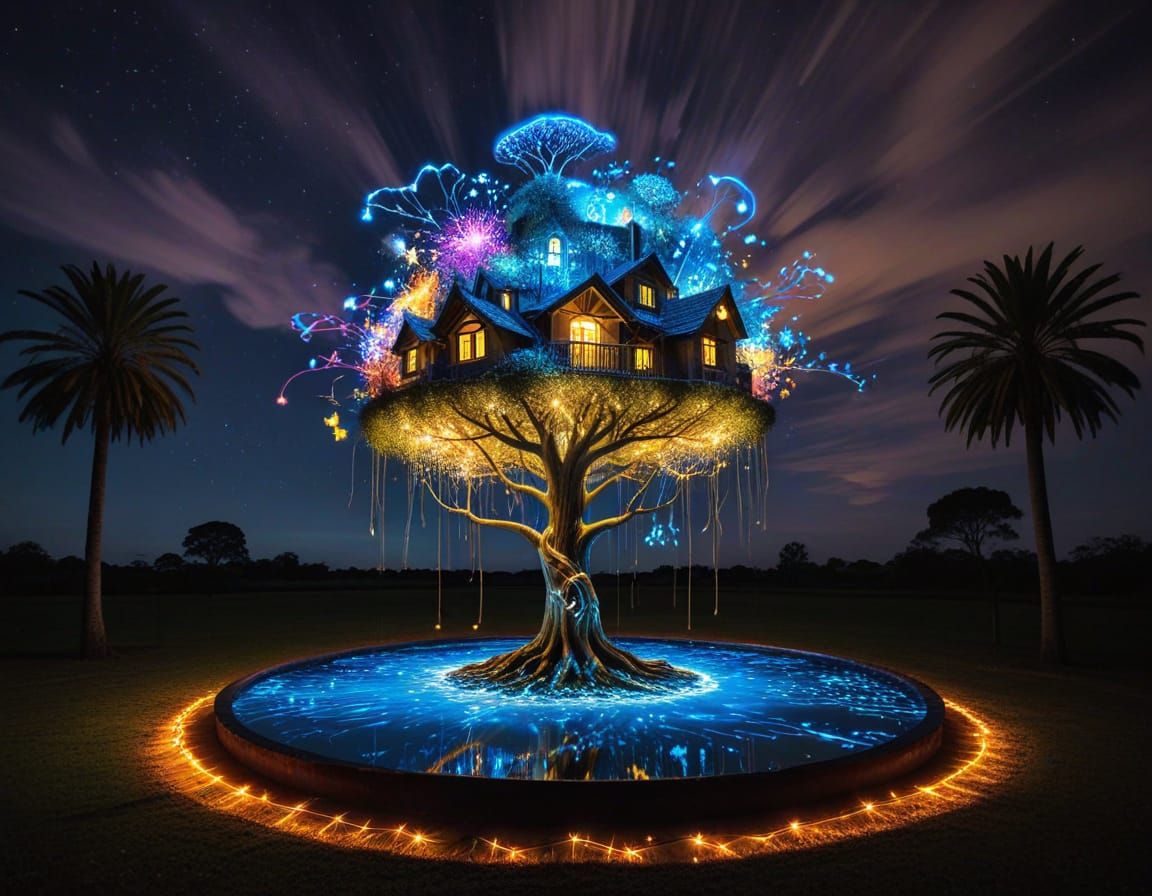 Surreal Light Painting Envelops Dream World