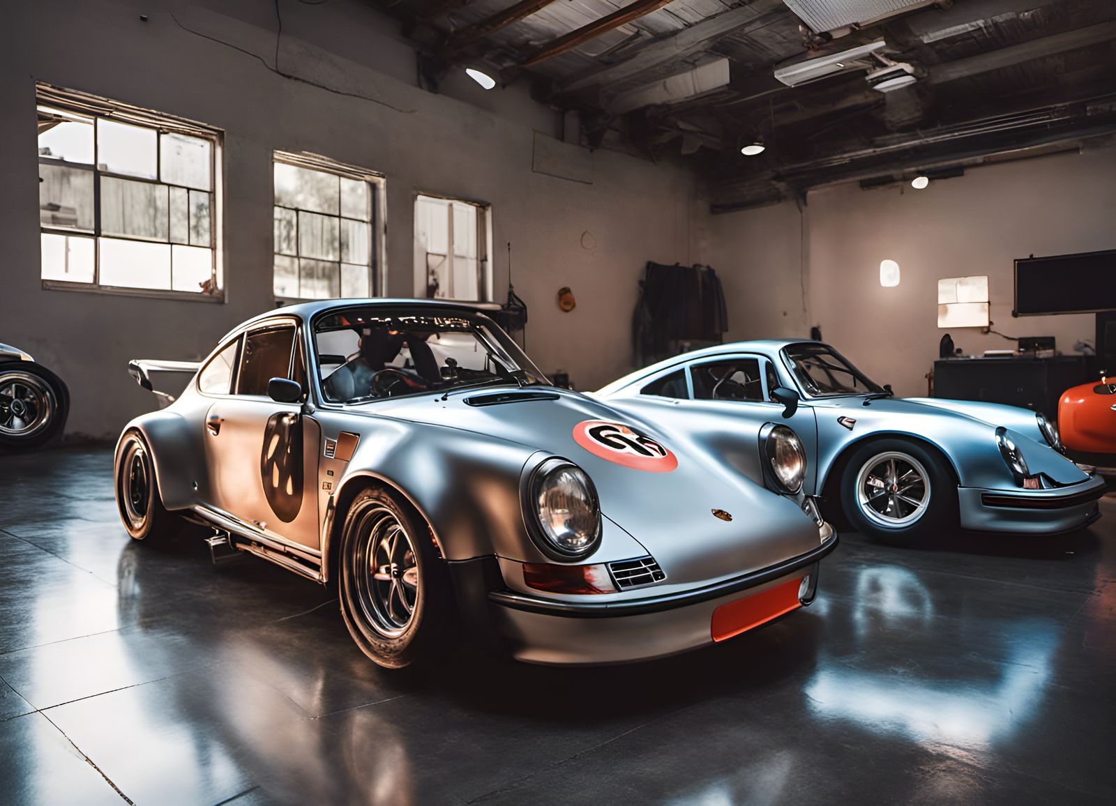 Futuristic Cars Careening: Hyperrealistic 3D Render