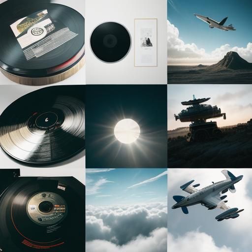 Collage of four different photographs. At the top there is a...