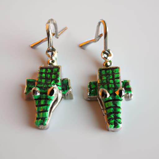 Closet // Alligator Earrings