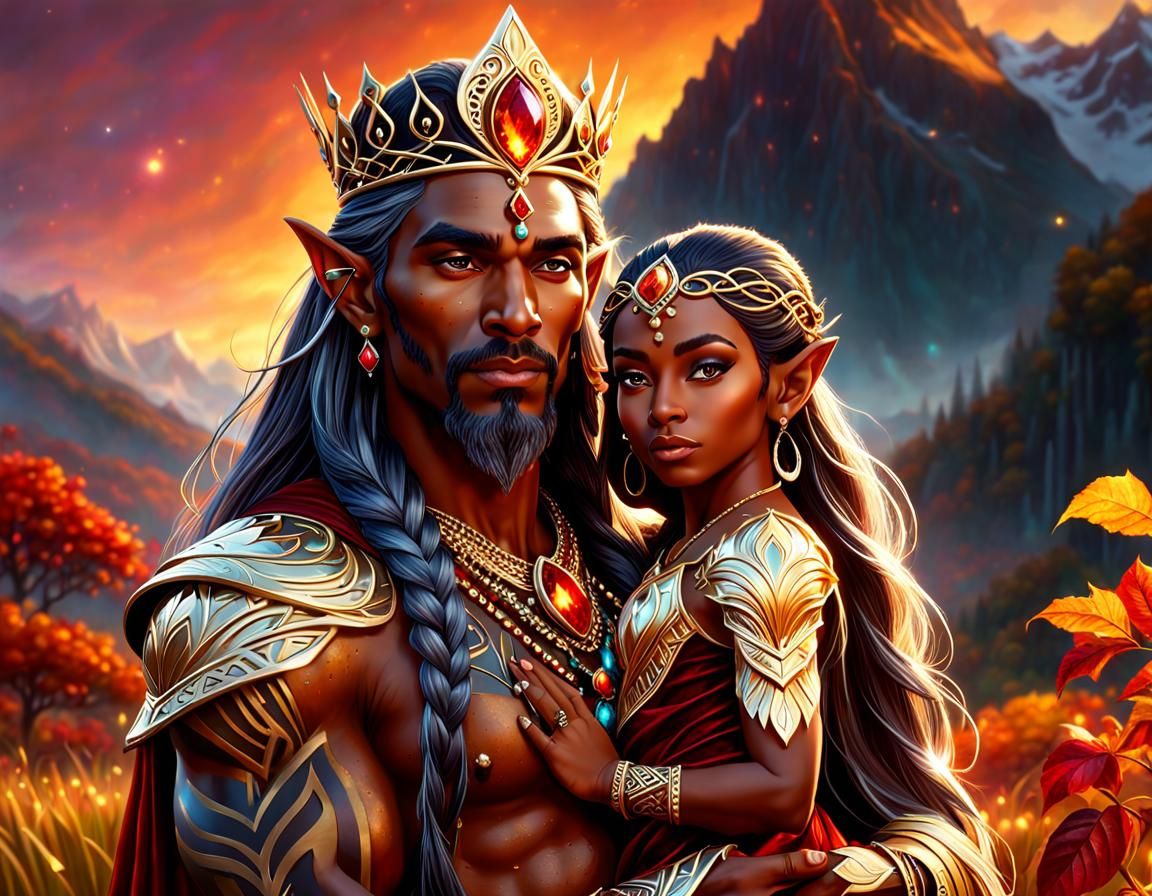 Elven King and his Daughter