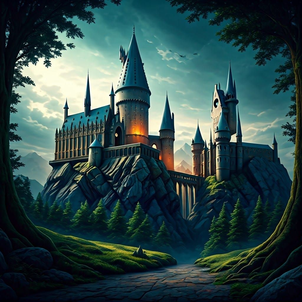 Hogwarts School of Wizardry: Fantasy Concept Art