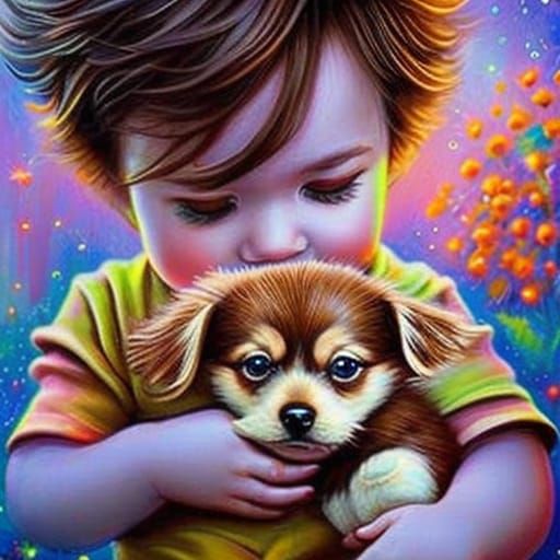 Toddlers and pets 12