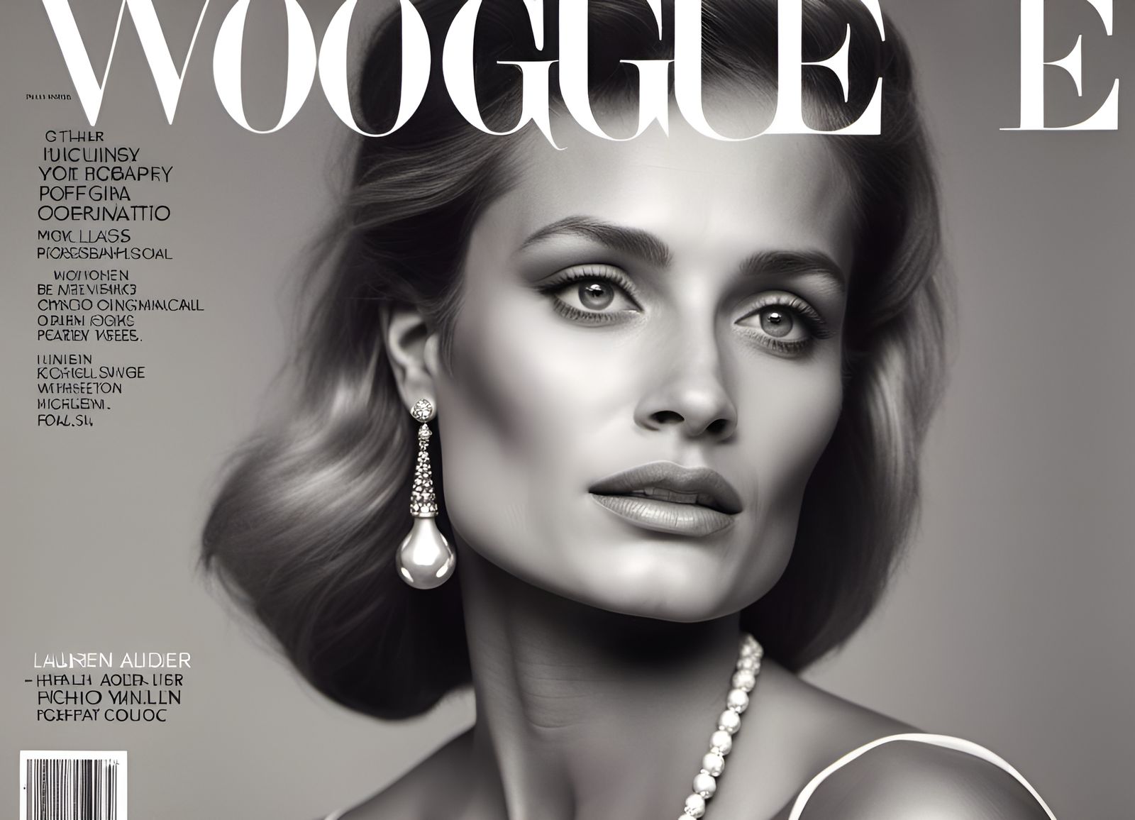 Lauren Hutton Vogue Cover in 1960s Fashion