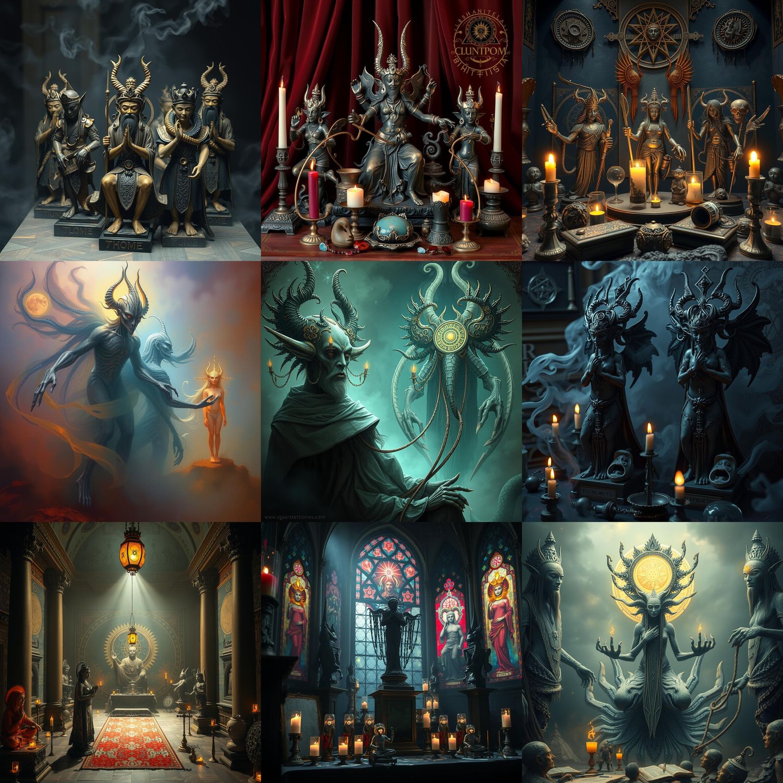 Esoteric Deities and Statuettes: Mystical Imagery