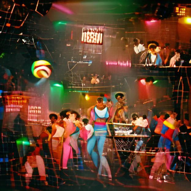 Harlem Disco Night: Vibrant 1980s Dance Scene