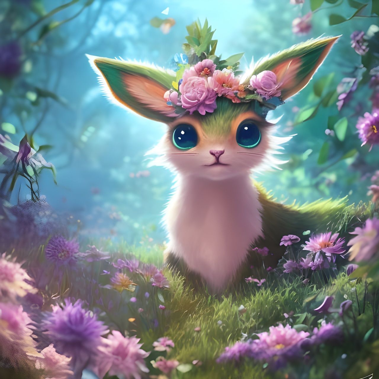 Leafeon inspired creature