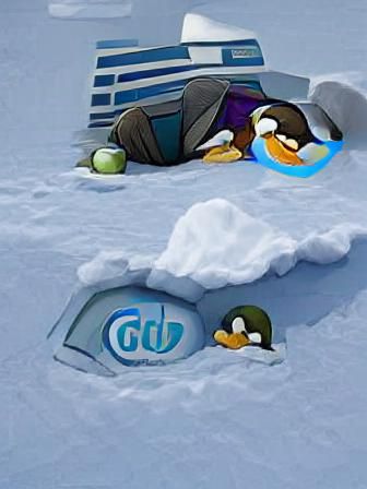 AI Image of Club Penguin's Demise