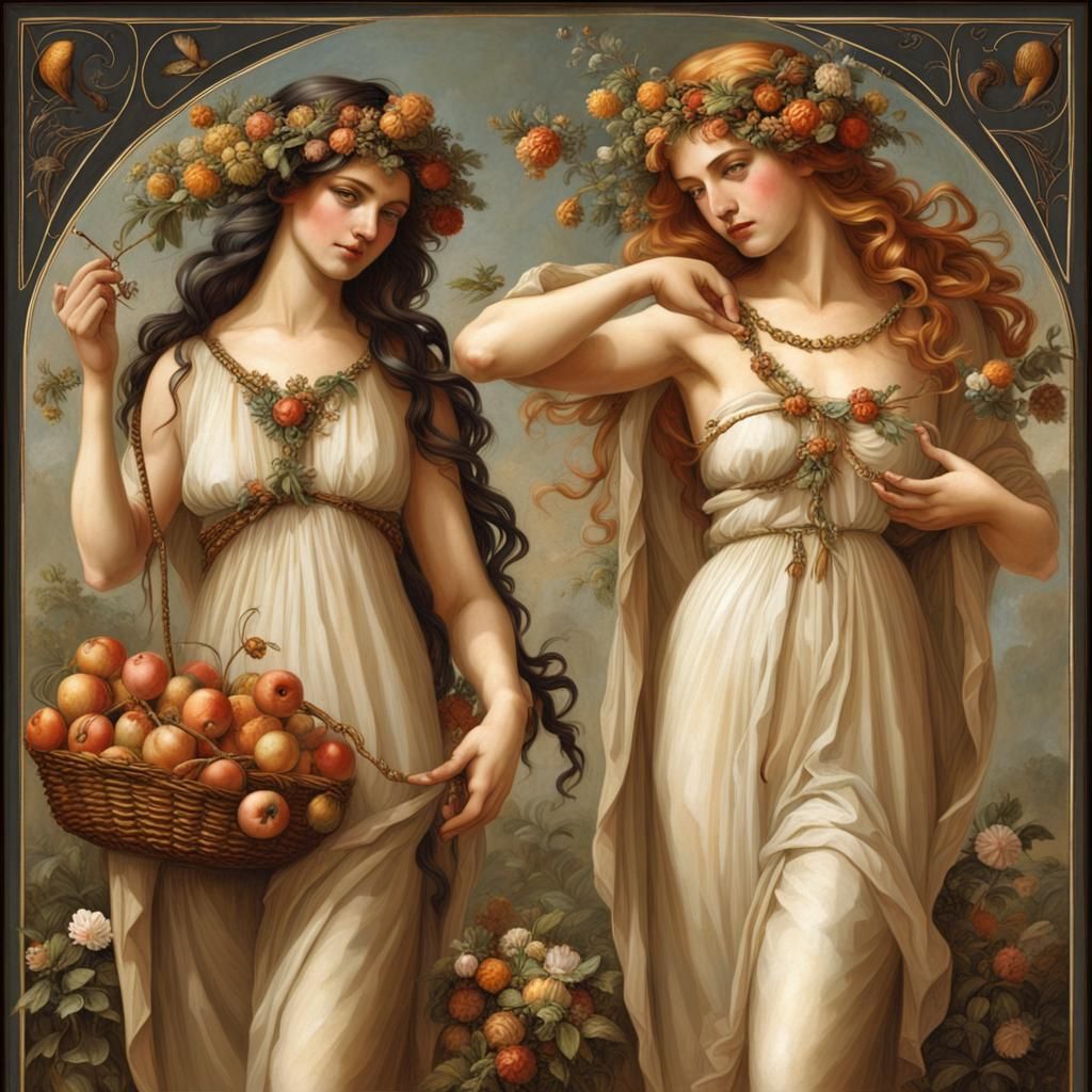 Demeter and Persephone: A Goddess Depiction