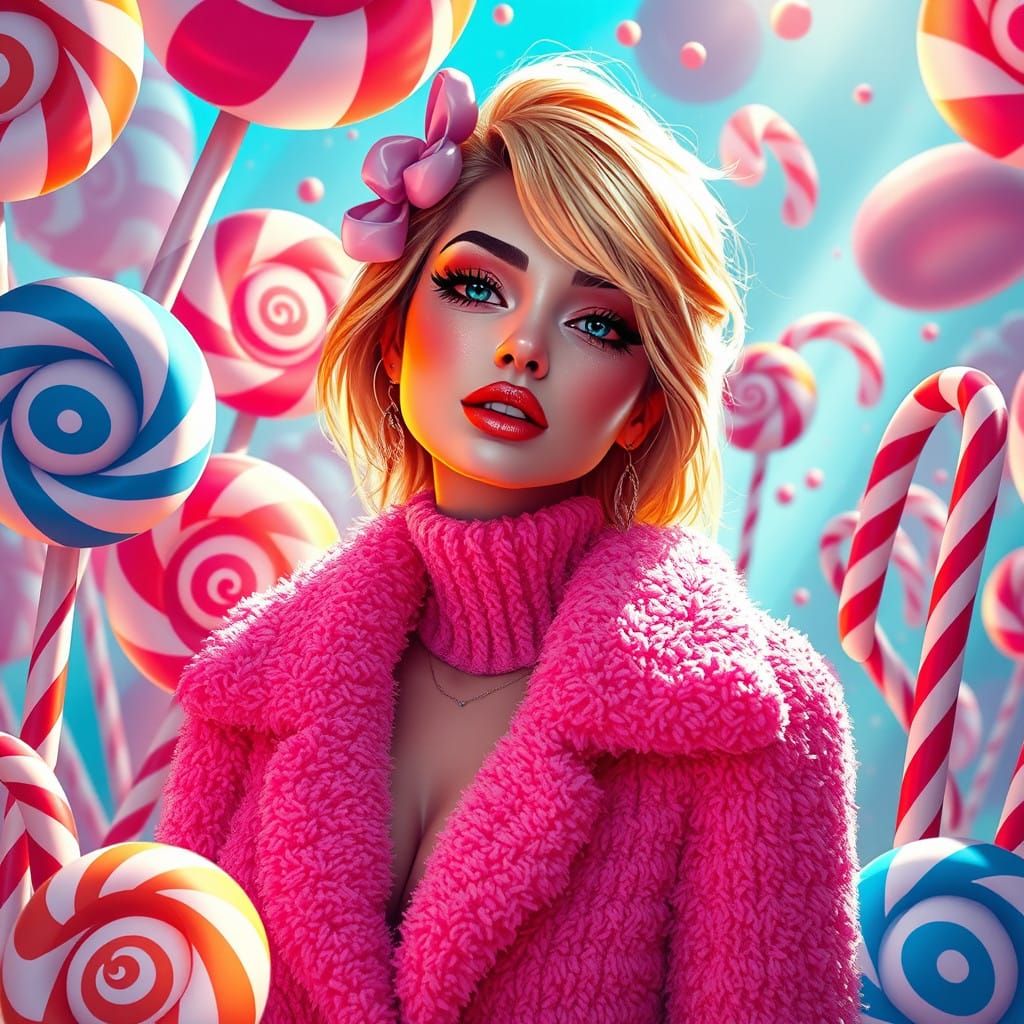Sugar-Coated Goddess in Candyland
