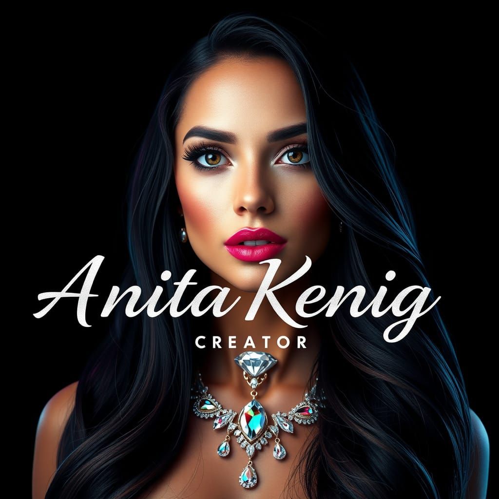 Luxurious Futuristic Logo in Shimmering Metallic Colors