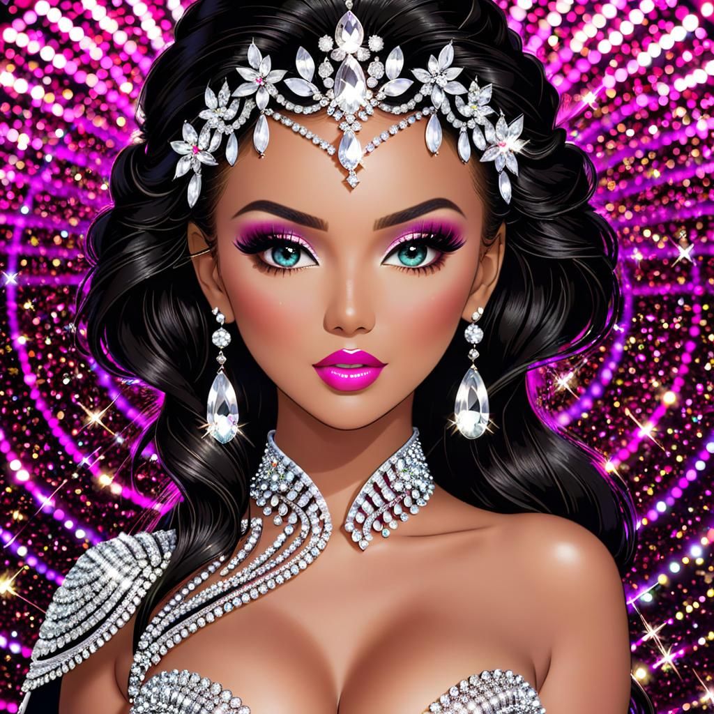 AI Generated Bedazzling Image