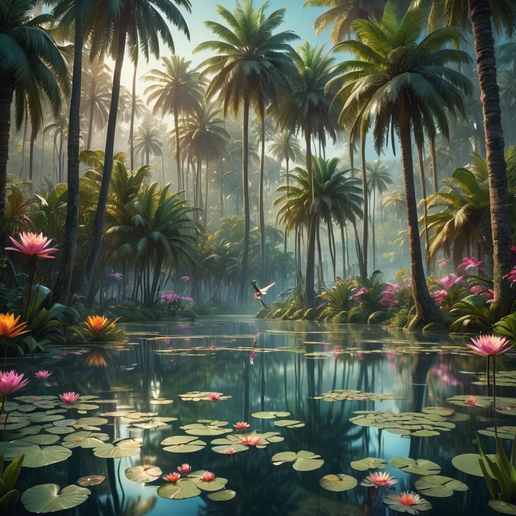 Mystical Forest: Fantasy Art in 8K Resolution