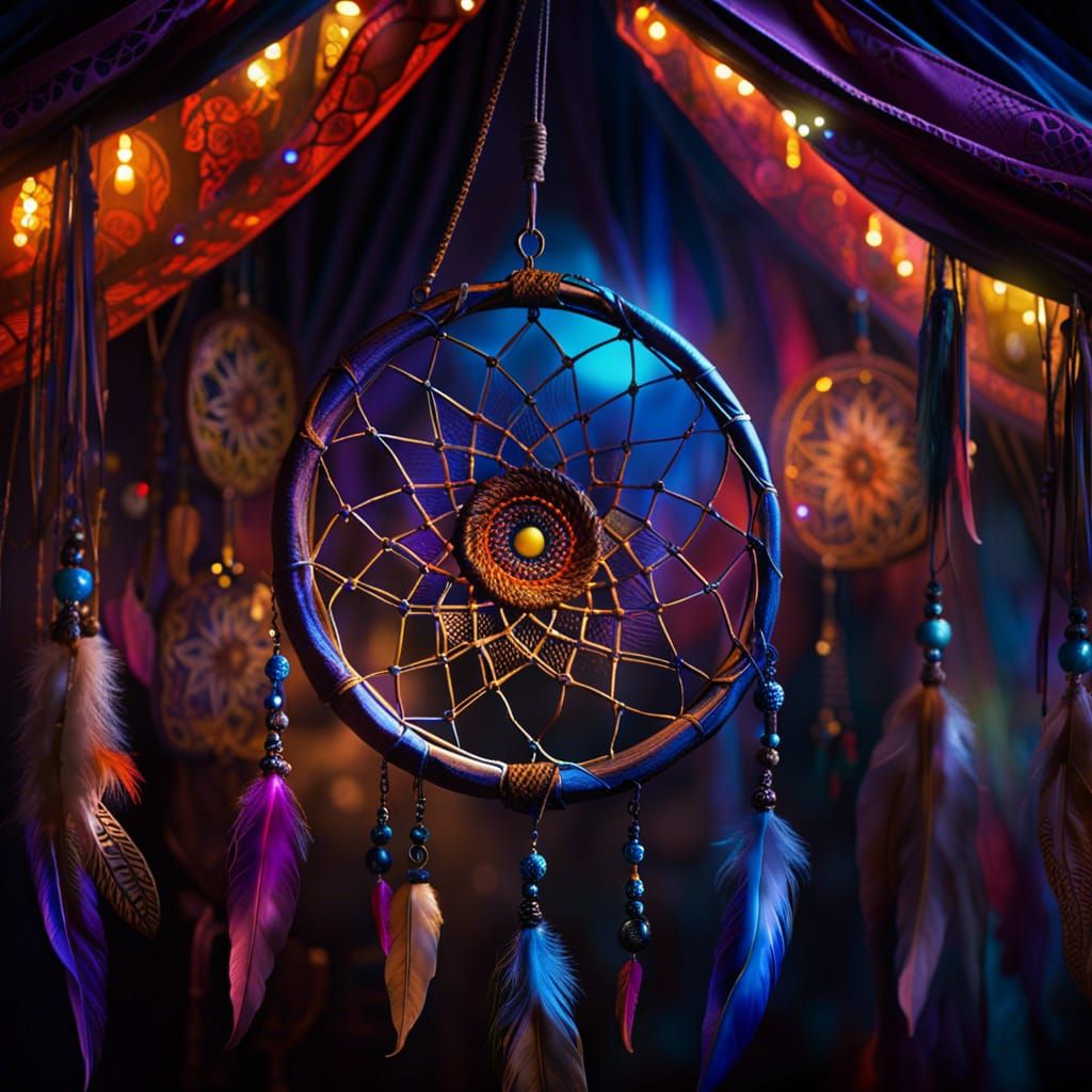 Mystical Dreamcatcher in Fortune Teller's Tent