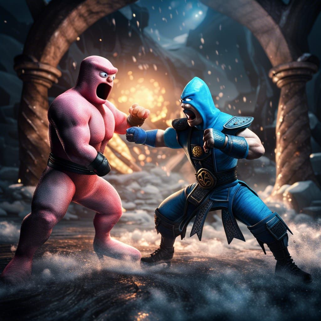 Patrick vs Sub-Zero: Hyperrealistic Cinematic Fight