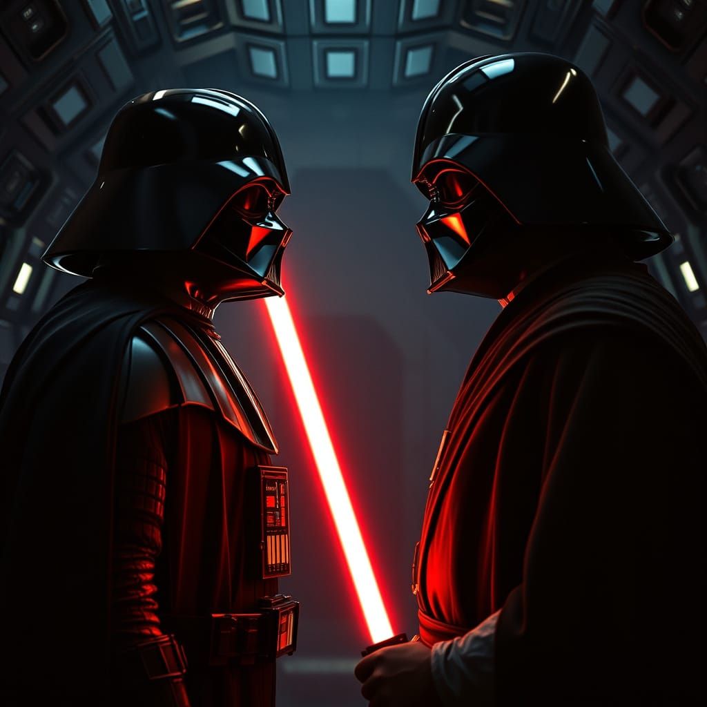 Epic Darth Vader Reveal in Spaceship Interior