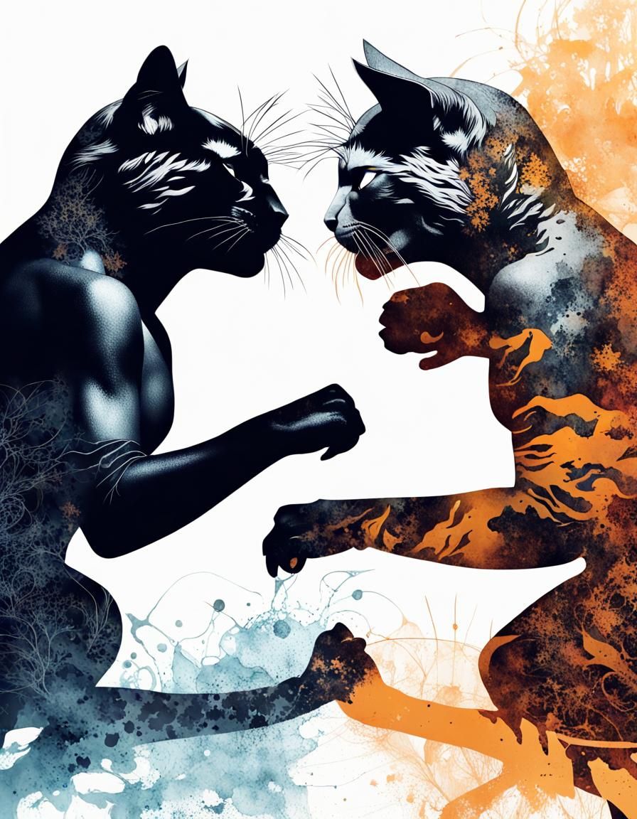 Phantom Panthers and Punk Women: Double Exposure Catfight